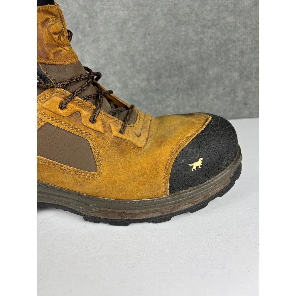 Irish Setter Kasota 83636 Waterproof Side Zip Work Boots 11 Brown